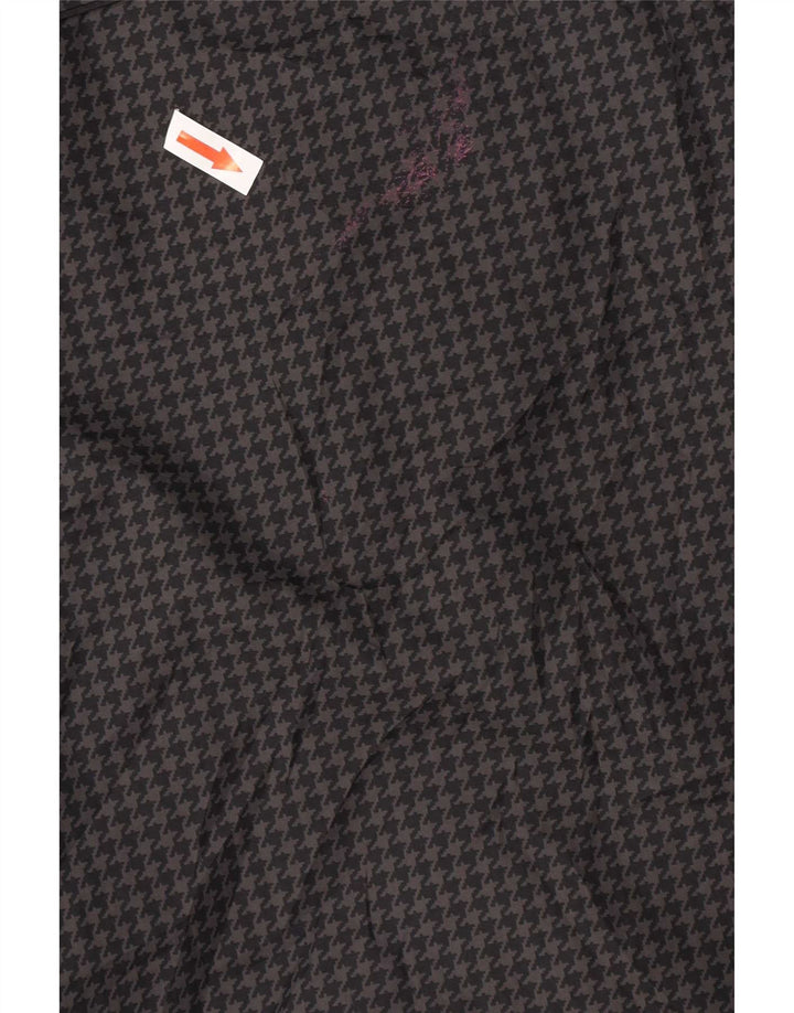 Volcom Veste de Pluie à Capuche Fille 13-14 Ans XL Gris Pied-de-Poule Polyester
