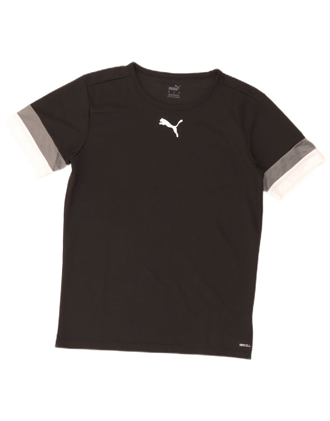 Puma T-Shirt Homme Noir Moyen Polyester Colorblock