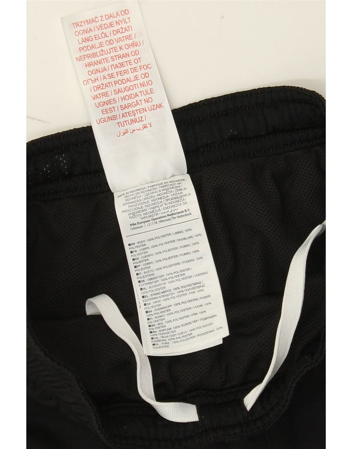 Nike Pantalon coupe-vent Dri Fit pour garçon 12-13 ans Large Noir Polyester