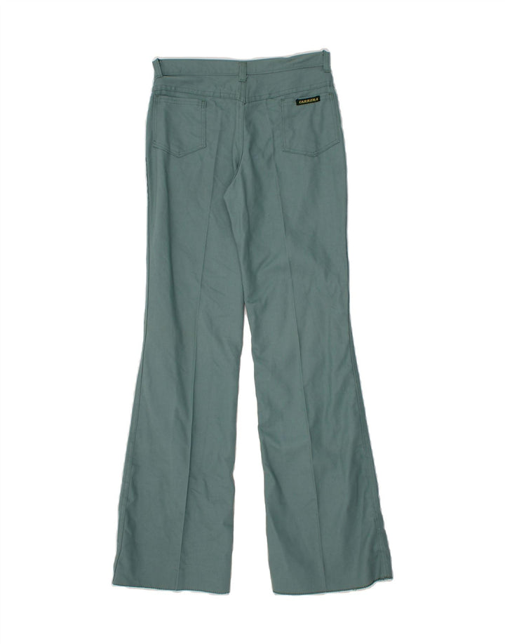 CARRERA Womens Bootcut Casual Trousers IT 42 Medium W26 L32 Blue Cotton Vintage Carrera and Second-Hand Carrera from Messina Hembry 