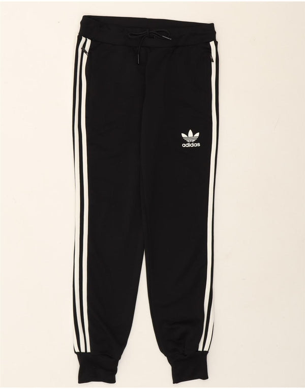 Adidas Pantalon de survêtement pour femme Joggers UK 10 Petit Noir Polyester