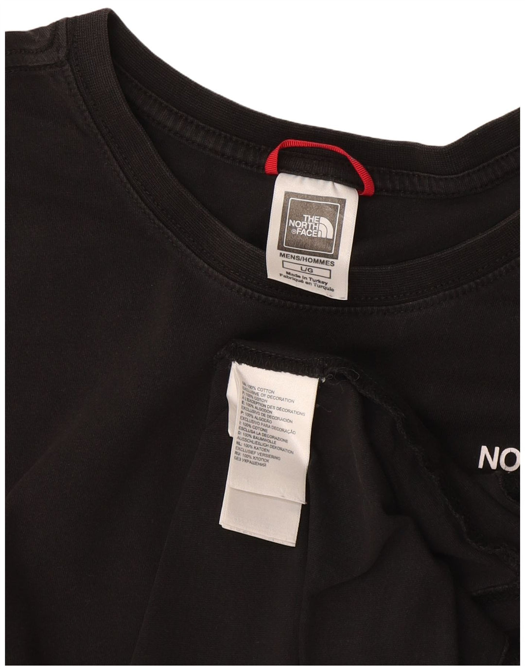 The North Face T-shirt graphique pour hommes, grand, en coton noir