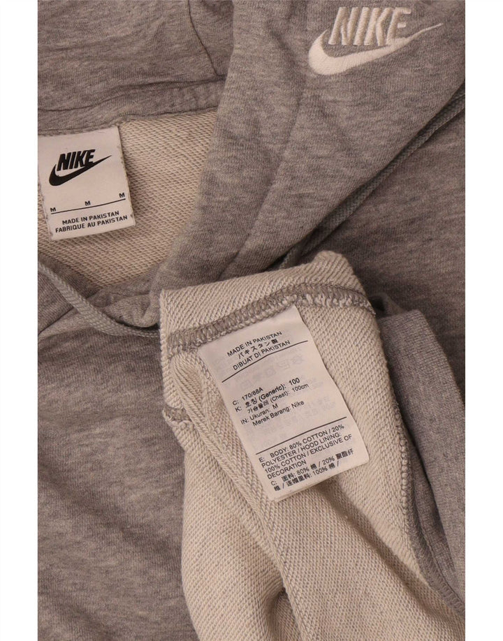 Nike Pull à capuche en coton gris moyen pour homme