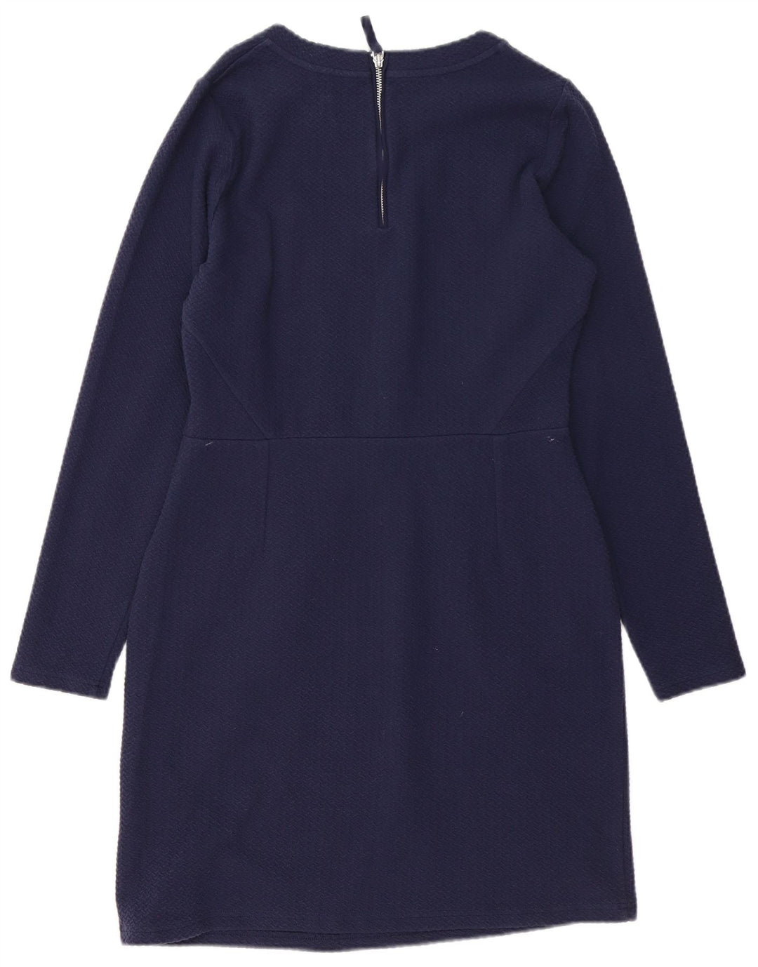 JOULES Robe fourreau à manches longues pour femme UK 12 en coton bleu marine moyen