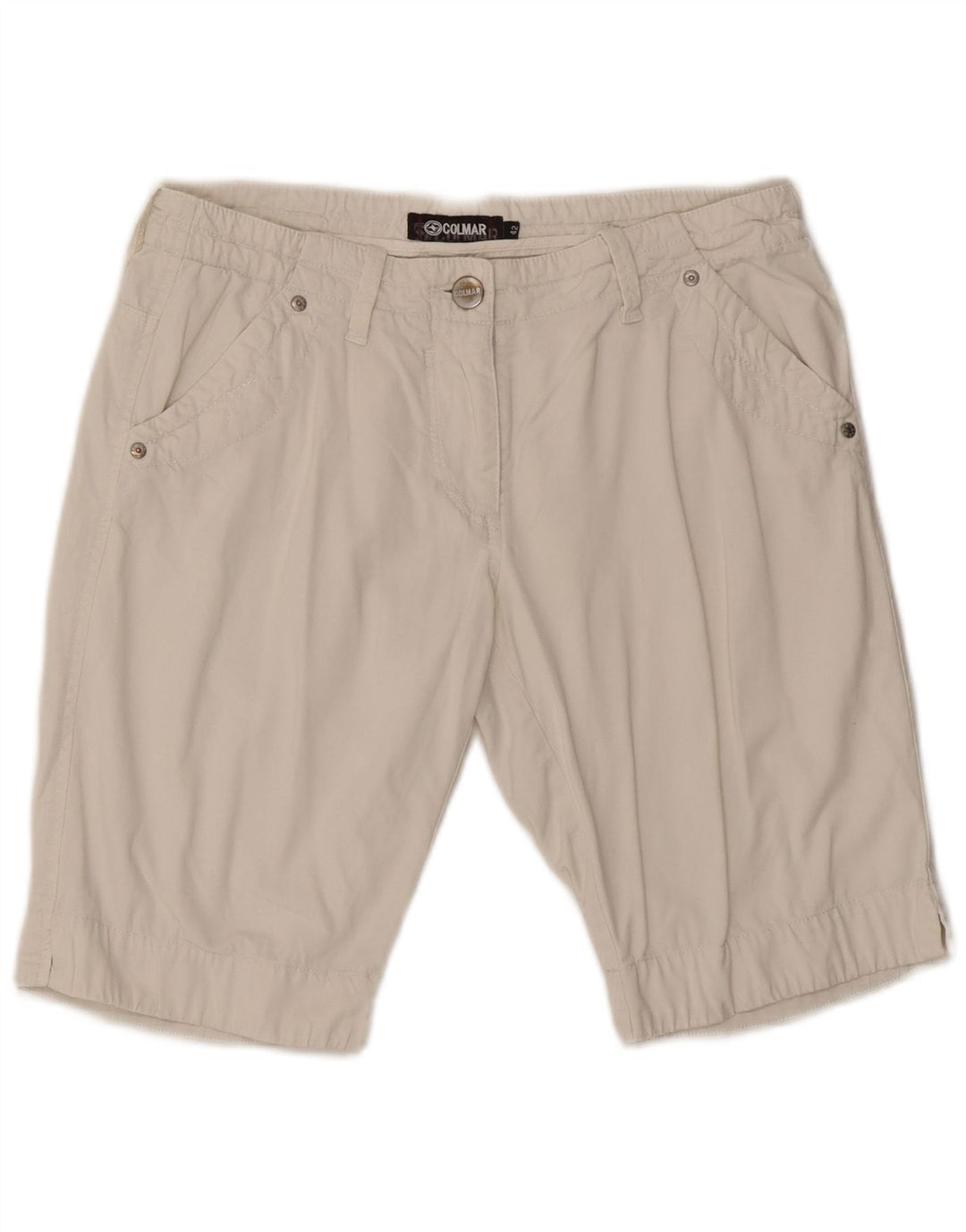 Colmar Short Chino Femme IT 42 Medium W30 Coton Blanc