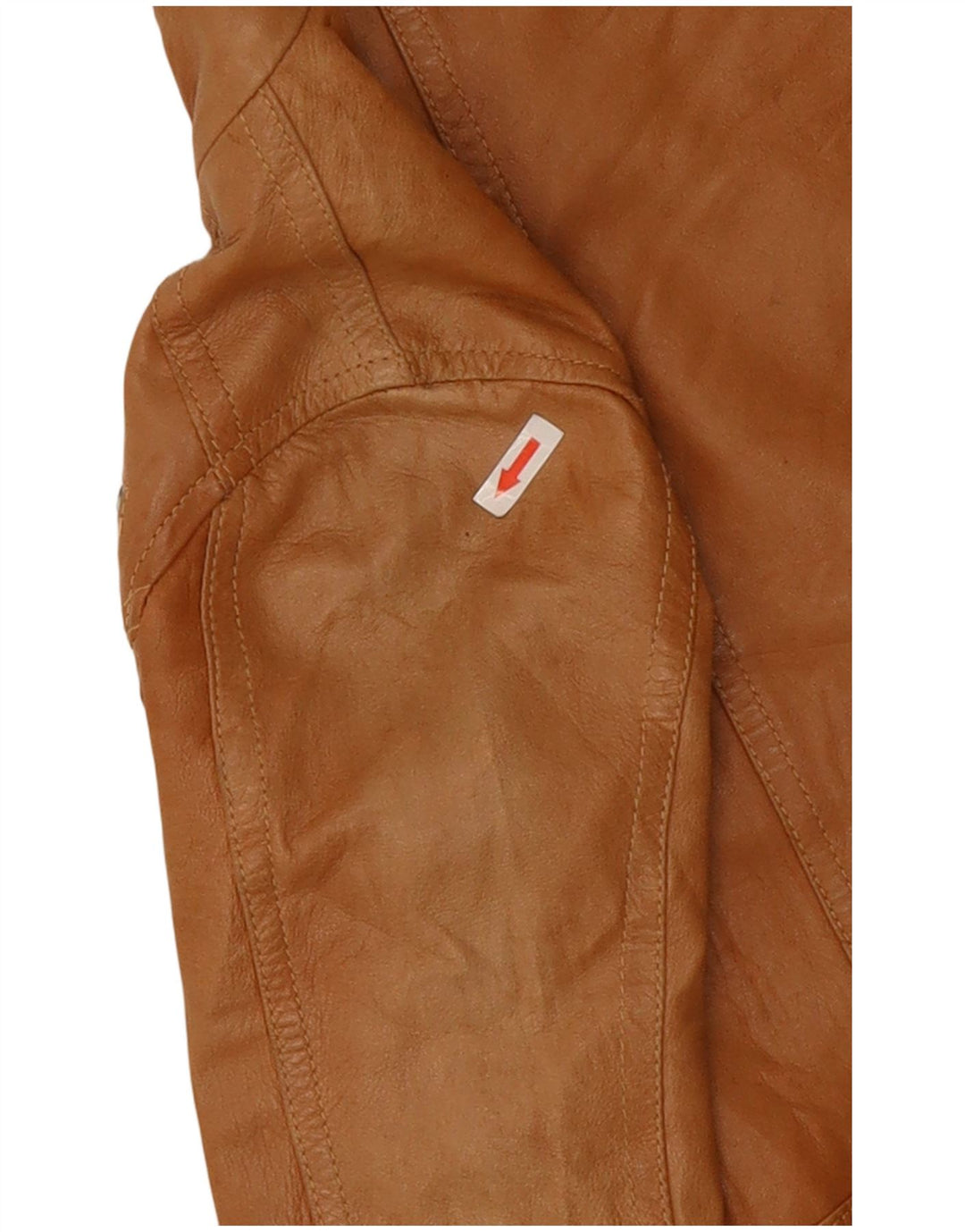 XETRA Veste de motard en cuir pour femme UK 8 Small Beige