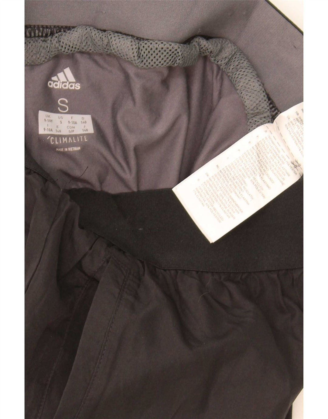 Adidas Garçons Climalite Sport Shorts 9-10 ans Petit Noir Polyester