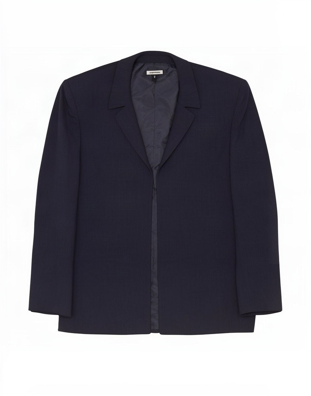Marks & Spencer Veste Blazer Femme UK 14 Large Bleu Marine Polyester