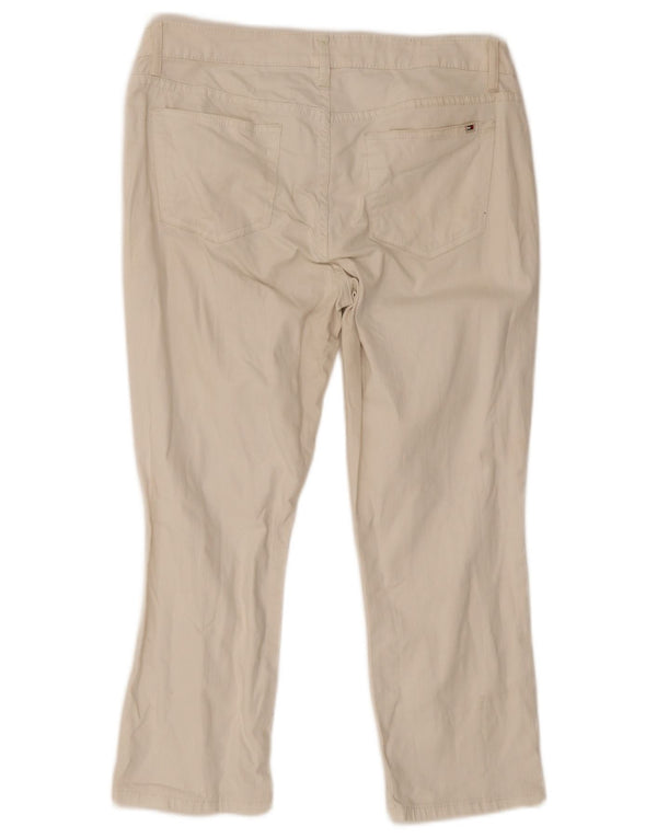 Tommy Hilfiger Jean court pour femme US 12 Large W34 L23 Coton beige