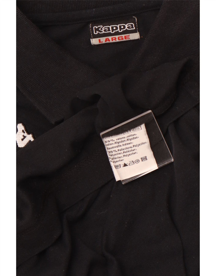 KAPPA Polo Homme XL Noir Coton