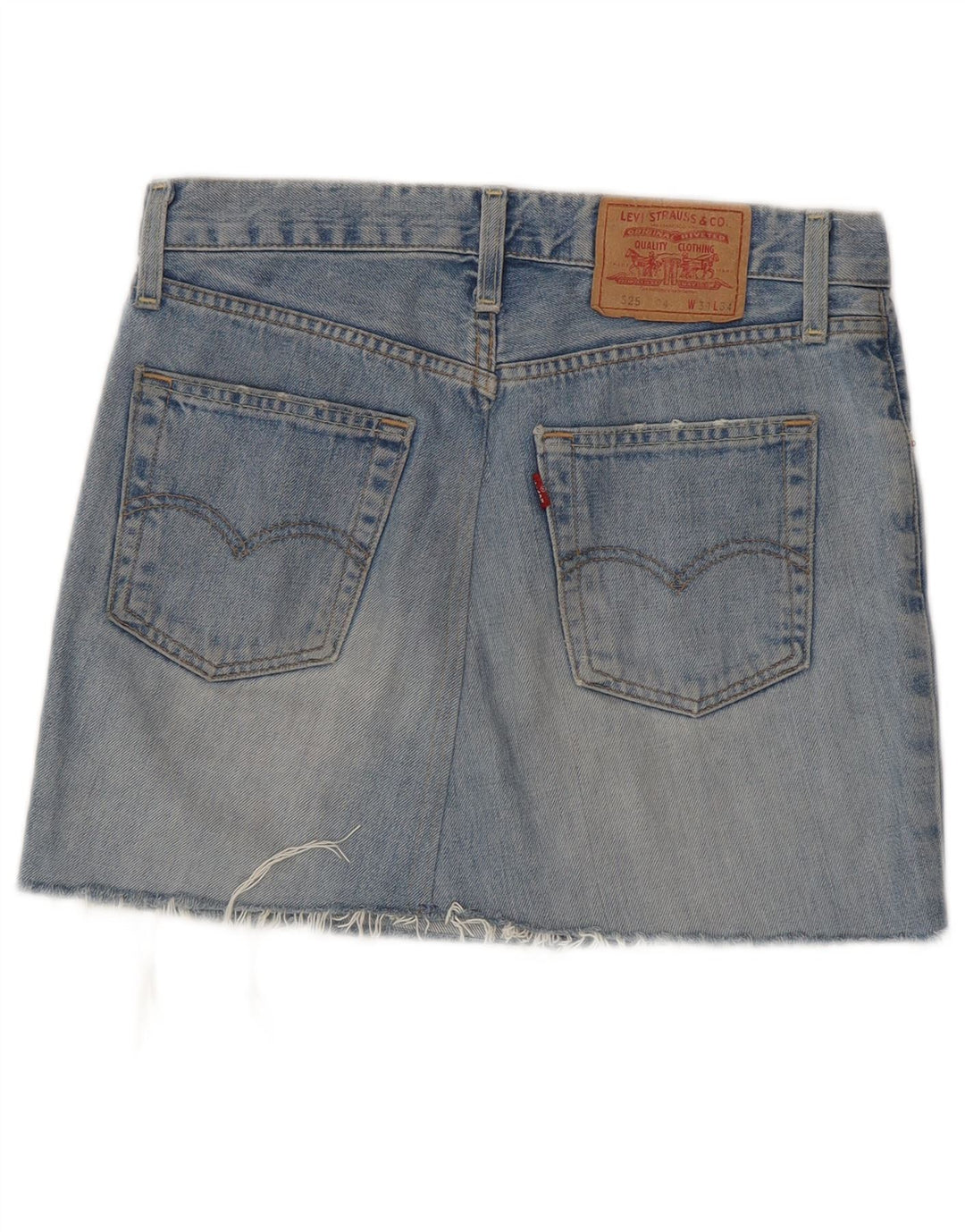 Levi's Jupe en Jean 525 Femme W31 Bleu Moyen