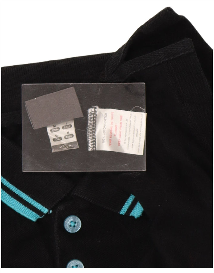 UMBRO Polo Homme Noir Moyen Coton