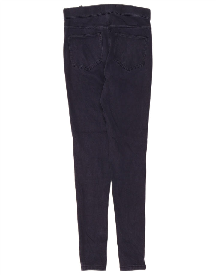 MARKS & SPENCER Pantalon décontracté pour femme UK 8 Small W26 L27 Bleu marine