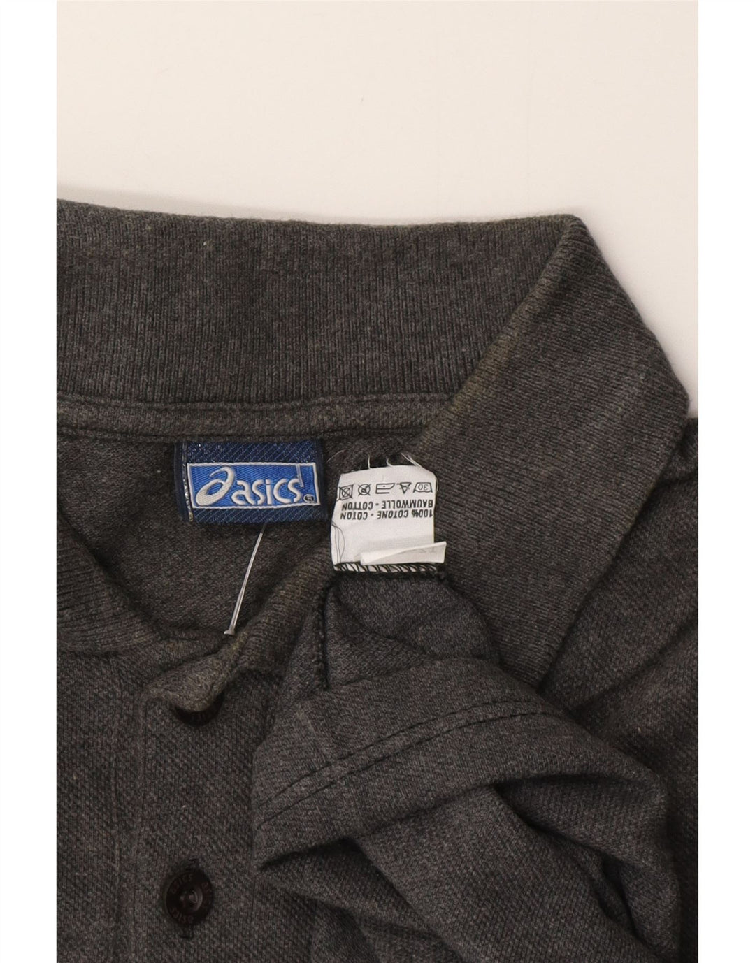 ASICS Polo Homme Grand Gris Coton