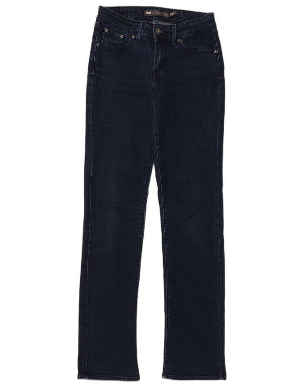 Levi's Jean Droit Demi Curve Femme US 0 XS W25 L32 Bleu Marine