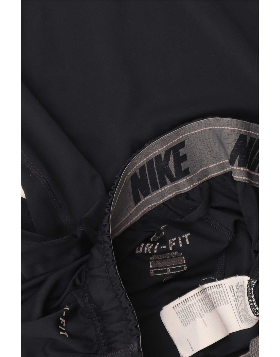Nike Short de sport Dri Fit pour femme UK 14 Bleu marine moyen Polyester