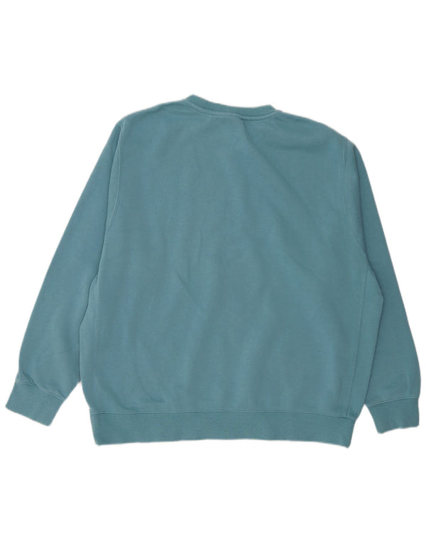 NIKE Sweat-shirt pour homme XL Bleu Coton