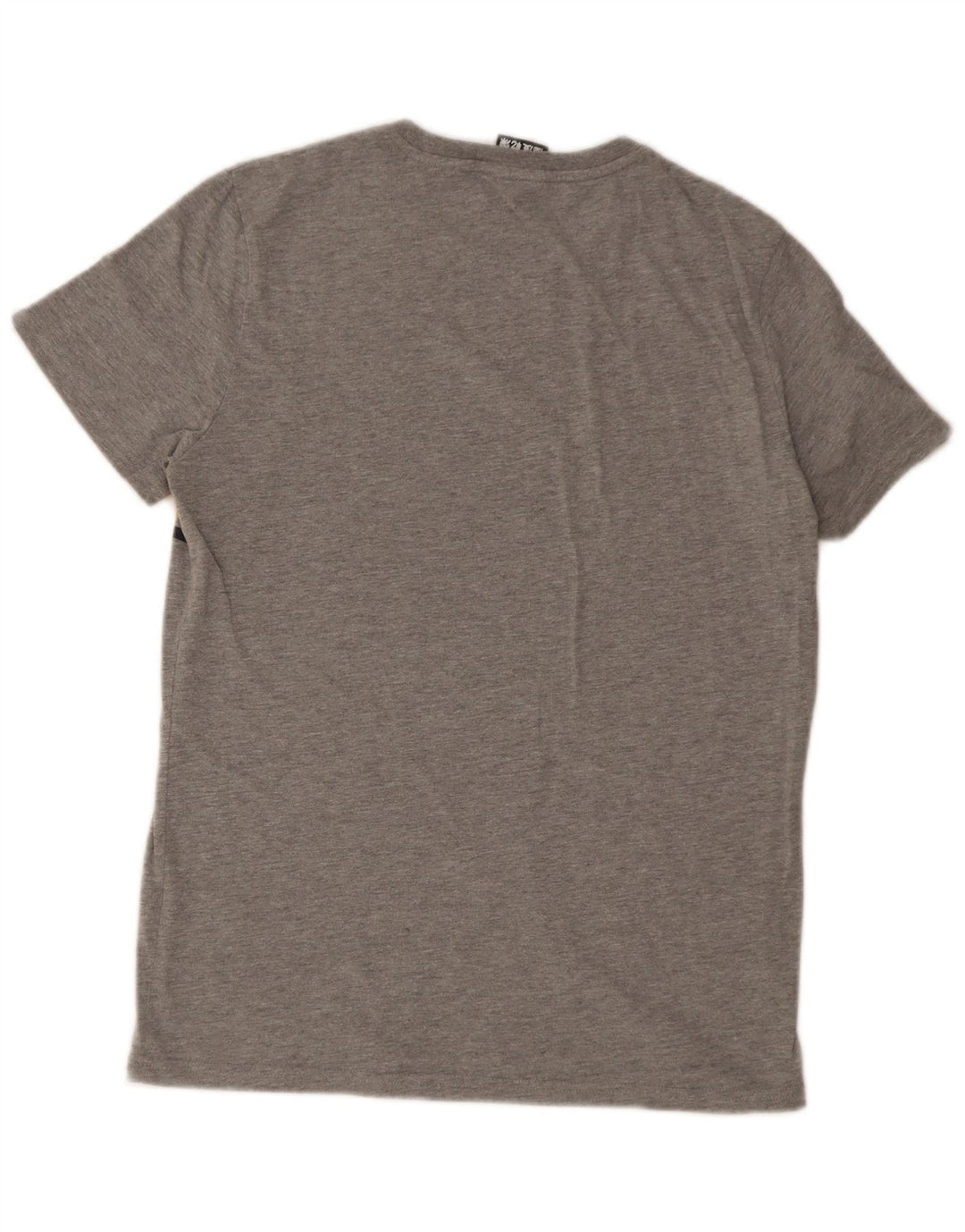 Superdry T-Shirt Graphique Homme Gris Moyen Colourblock Cotton