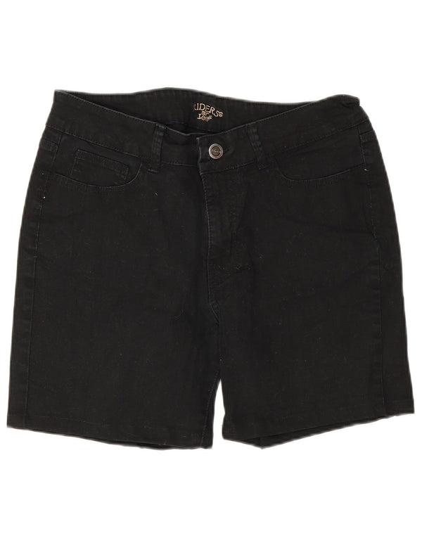 Lee Short en jean Riders pour femme US 12 Large W30 Noir Coton