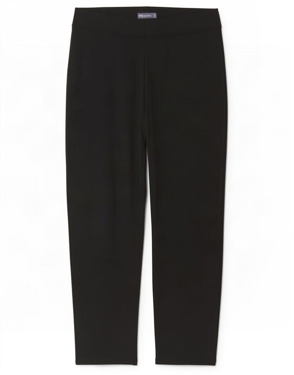 Marks & Spencer Pantalon de survêtement pour femme UK 16 Large Noir Coton