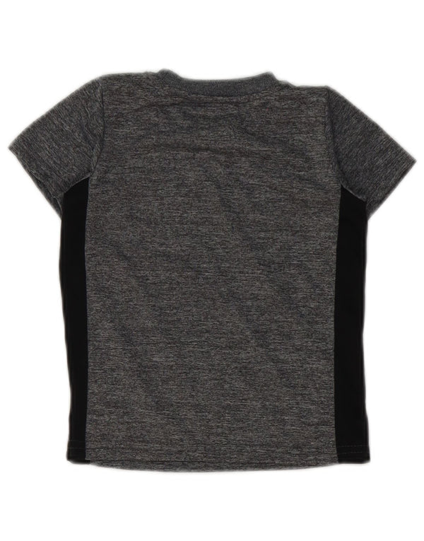 NBA T-Shirt Graphique Garçon 2-3 Ans Gris Colorblock Polyester