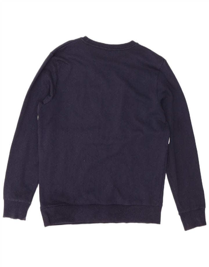 Jack & Jones Sweat-shirt graphique pour hommes, grand, bleu marine, colour block