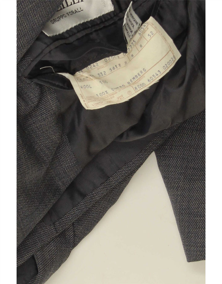 Pal Zileri Veste Blazer Croisée Homme IT 52 XL Laine Grise