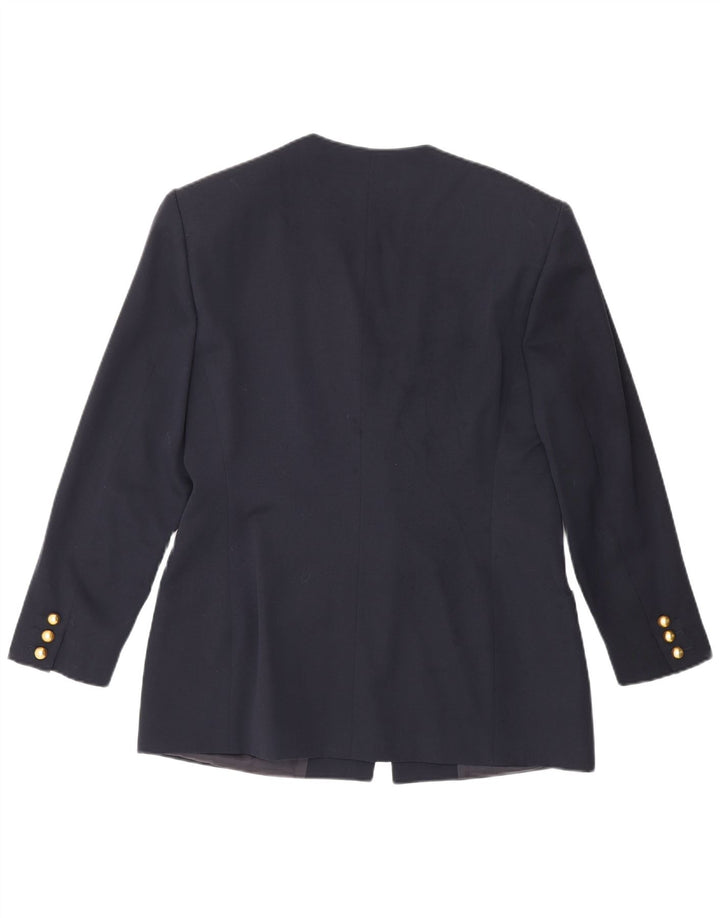 Les Copains Veste Blazer 1 Bouton Femme UK 14 Bleu Marine Moyen