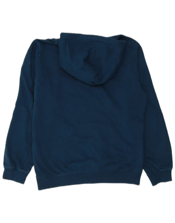 Champion Pull à Capuche Graphique Homme Bleu Marine Moyen Coton