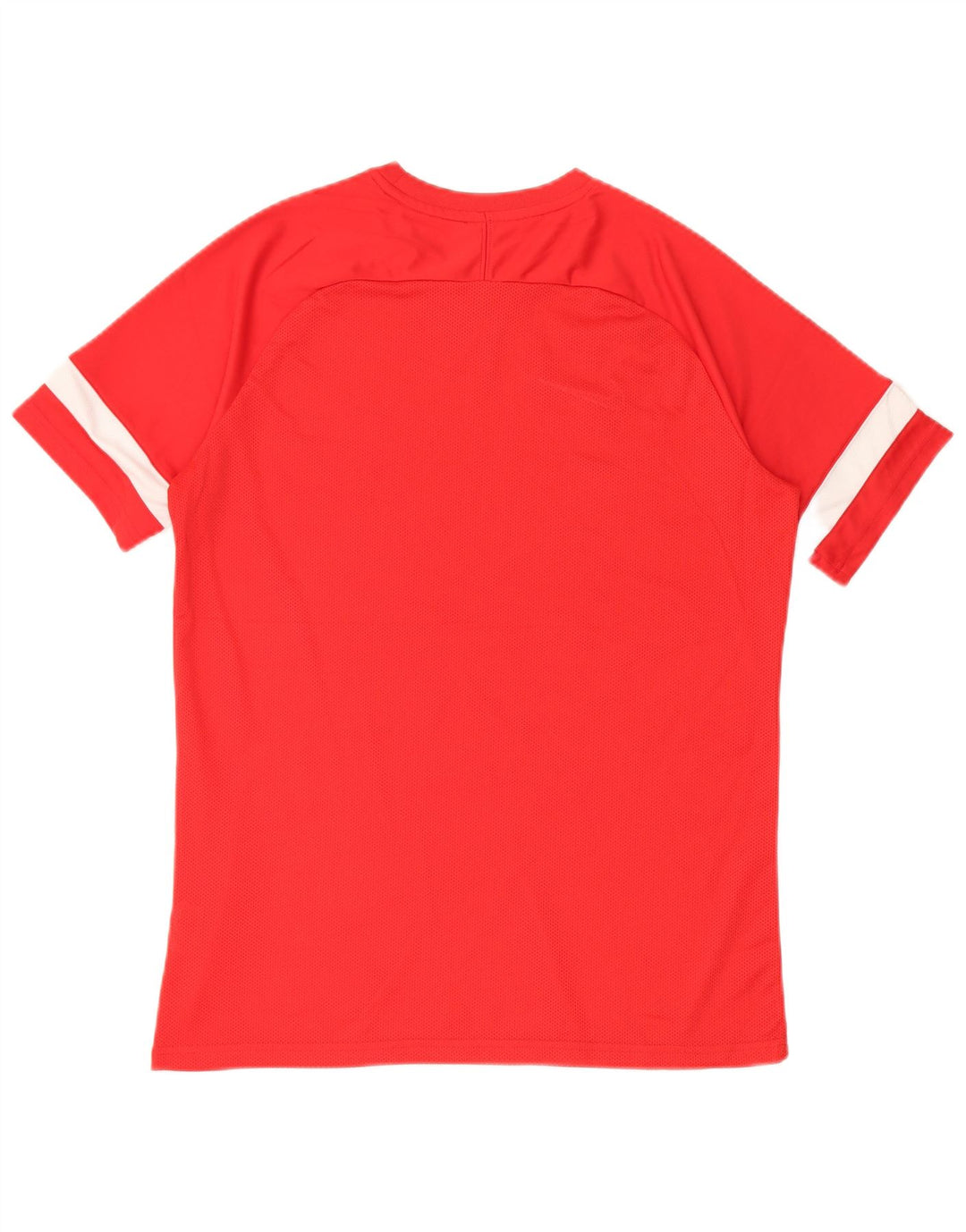 Nike Hommes Dri Fit T-Shirt Haut Large Rouge Colorblock Polyester