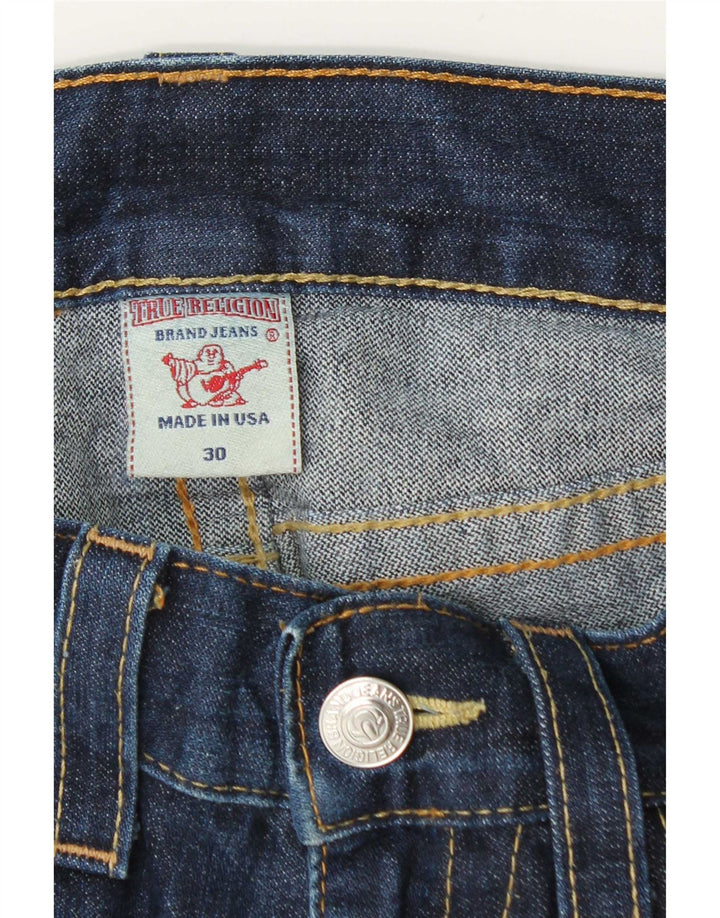 True Religion Jean droit homme W30 L31 bleu coton