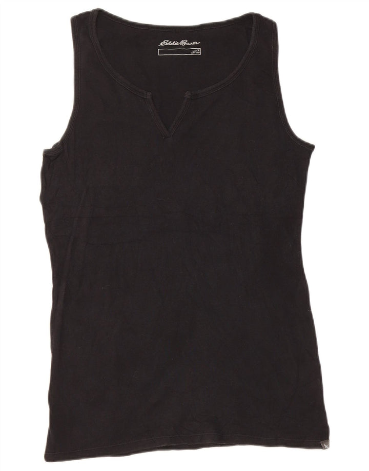 Eddie Bauer Débardeur pour femme UK 12 Medium Noir Coton