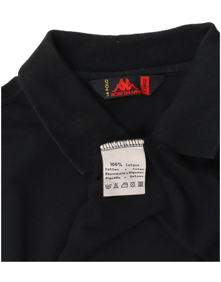 KAPPA Polo Homme XL Noir Coton