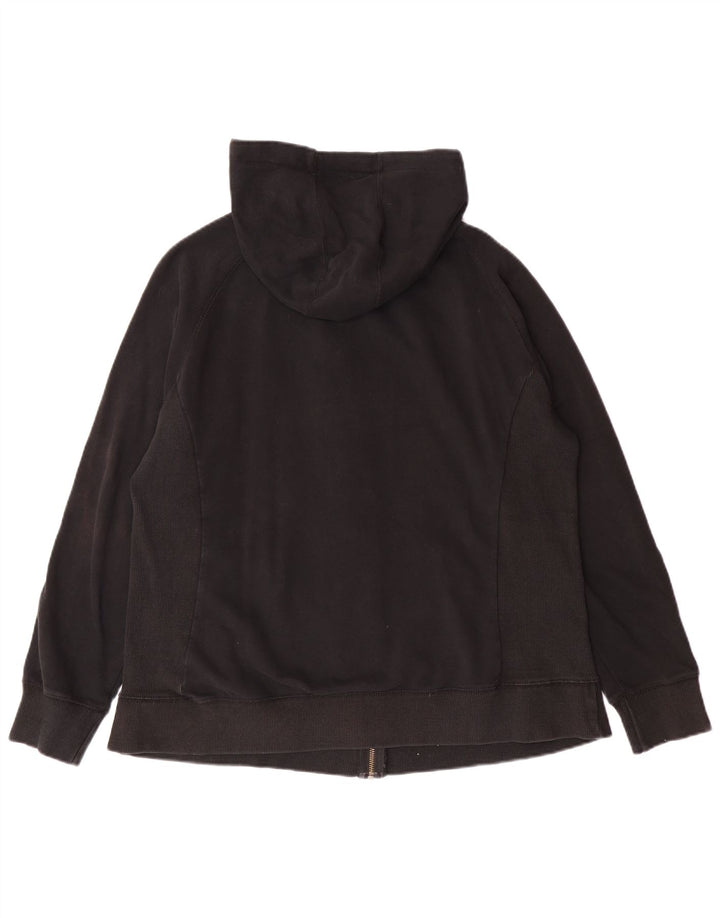 Dickies Pull à capuche zippé pour femme UK 18 XL Noir Coton