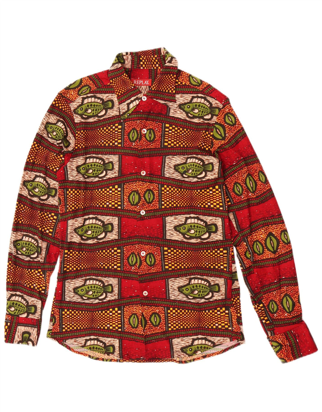 Replay Chemise Homme Medium Rouge Nouveauté