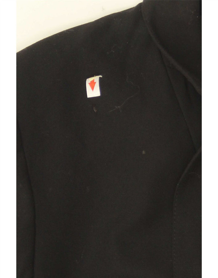 Marks & Spencer Manteau pour femme UK 16 Grande laine vierge noire