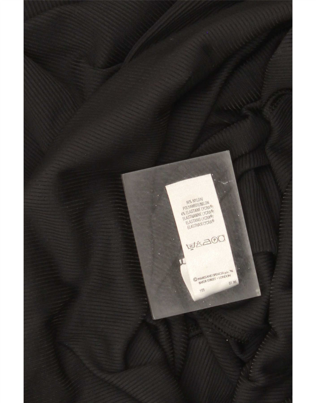 Marks & Spencer Robe longue pour femme UK 10 Petit nylon noir