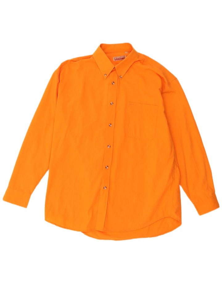 Chemise Homme Vintage Grand Coton Orange
