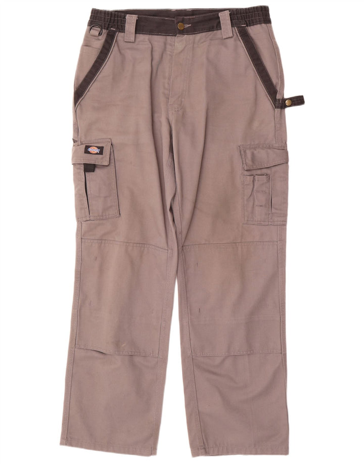 Dickies Pantalon Cargo Droit Homme W34 L31 Gris Polyester