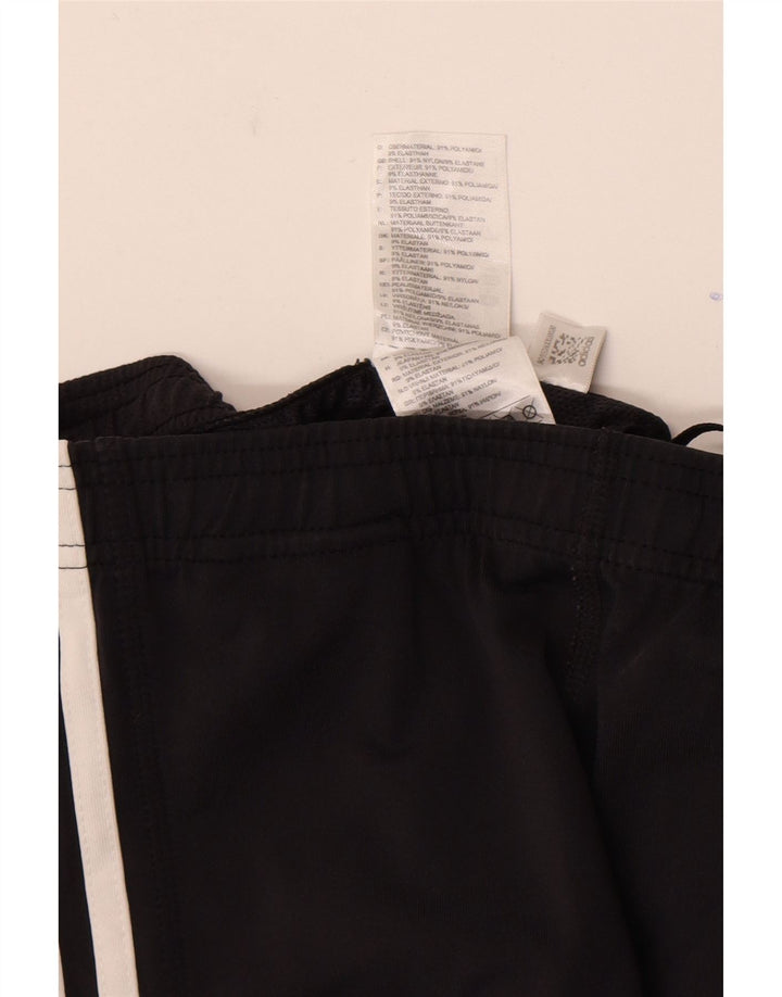 Adidas Short de sport pour femme UK 12 Medium Noir Nylon