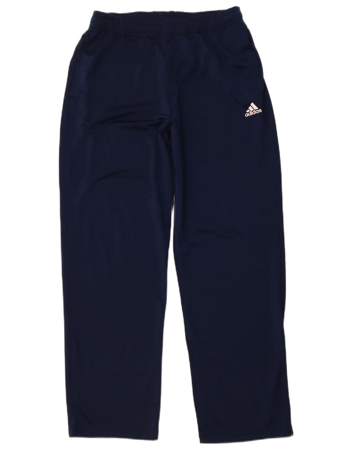 ADIDAS Pantalon de survêtement pour homme UK 44/46 Large Bleu Marine Polyester