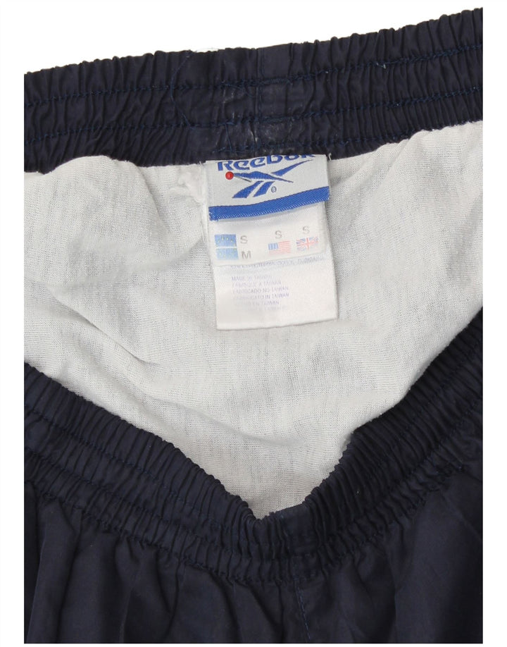 Reebok Short de sport homme petit bleu marine polyester