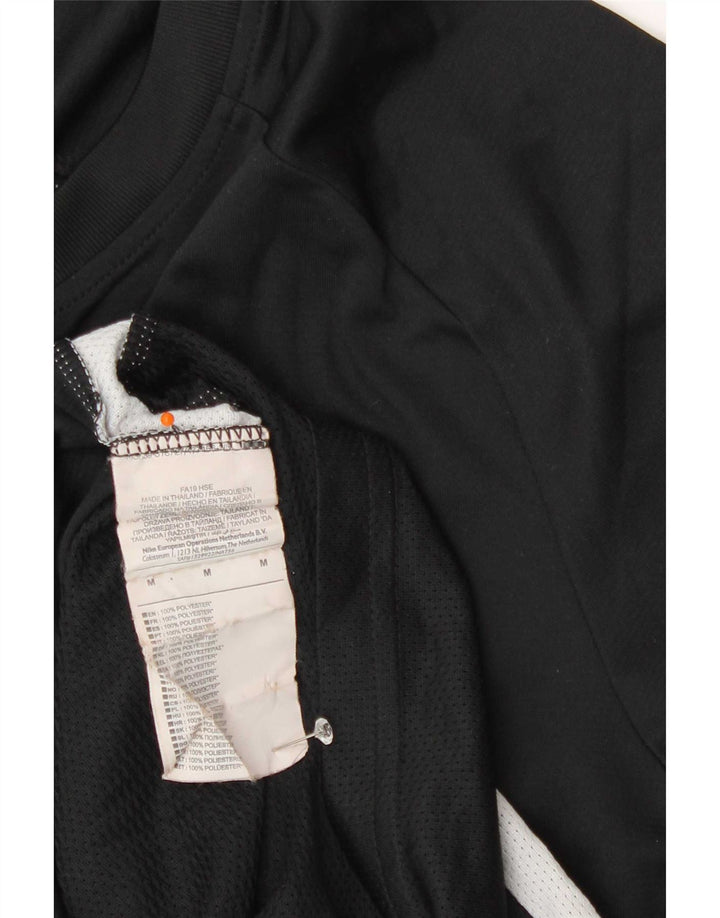 Nike T-shirt pour homme en polyester color block noir moyen