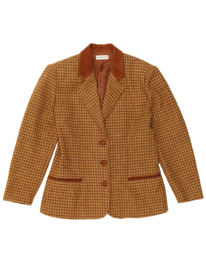 Veste blazer pour femme de Diana Bentall IT 42 pied-de-poule marron moyen