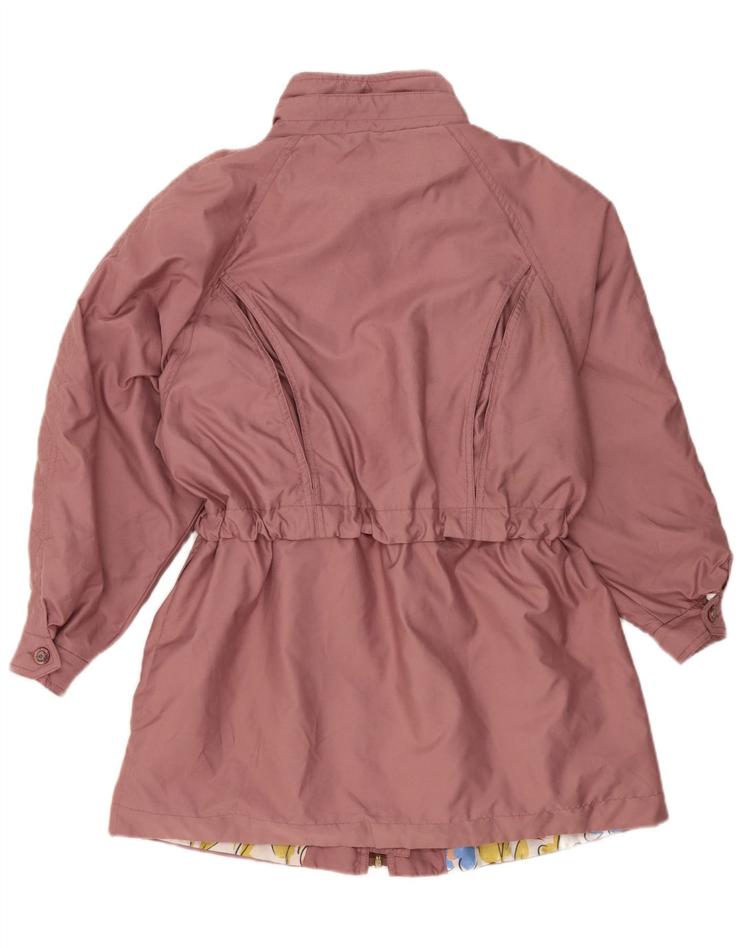 Veste Parka surdimensionnée femme vintage EU 42 Grand Polyester Rose