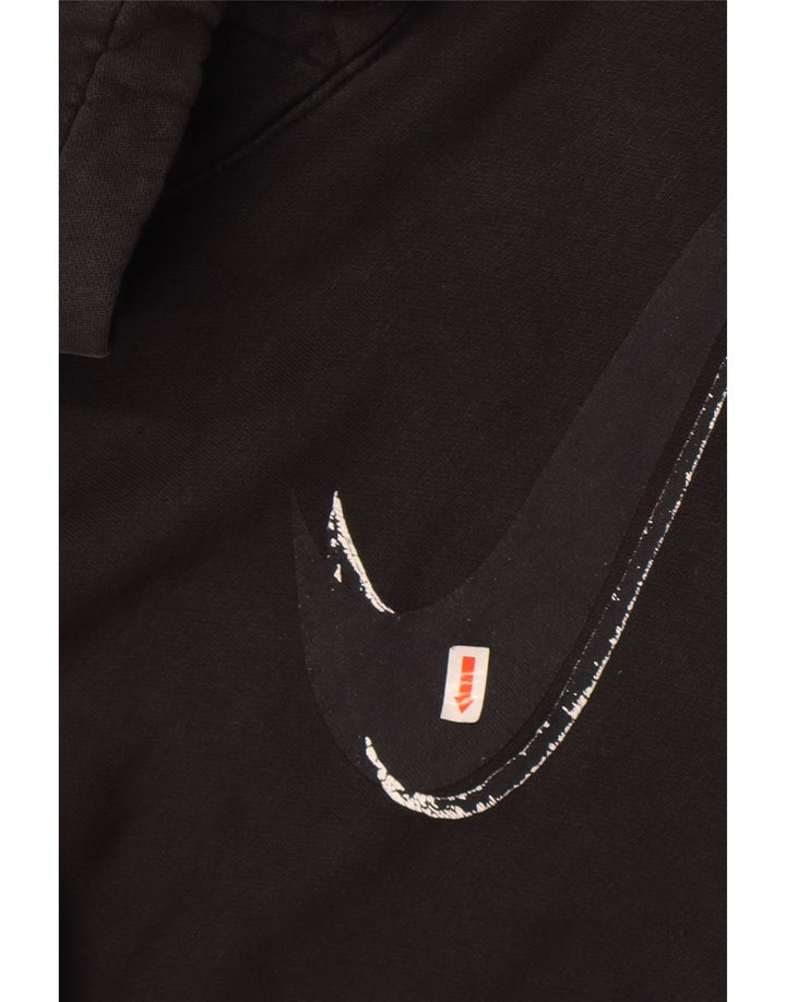 Nike Pull à capuche graphique pour homme XL en coton noir