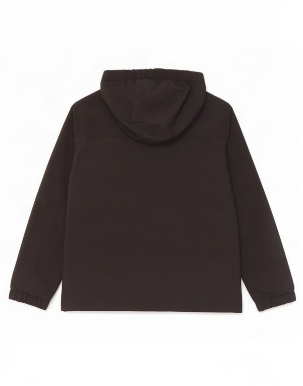 Napapijri Veste Anorak à Capuche Graphique Garçon 9-10 Ans Nylon Noir