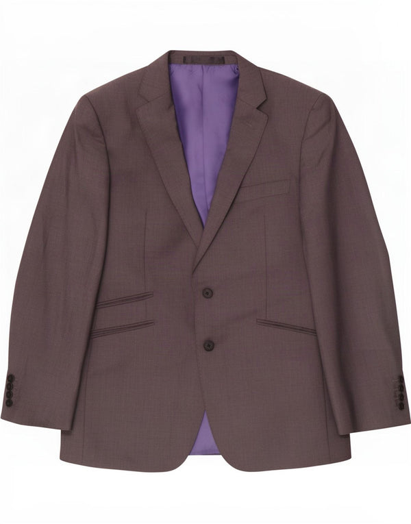 Marks & Spencer Veste blazer coupe ajustée pour homme UK 40 laine gris moyen