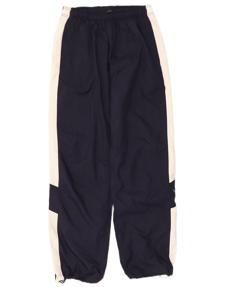 Puma Pantalon de survêtement pour homme Taille L Bleu marine Colorblock Polyester