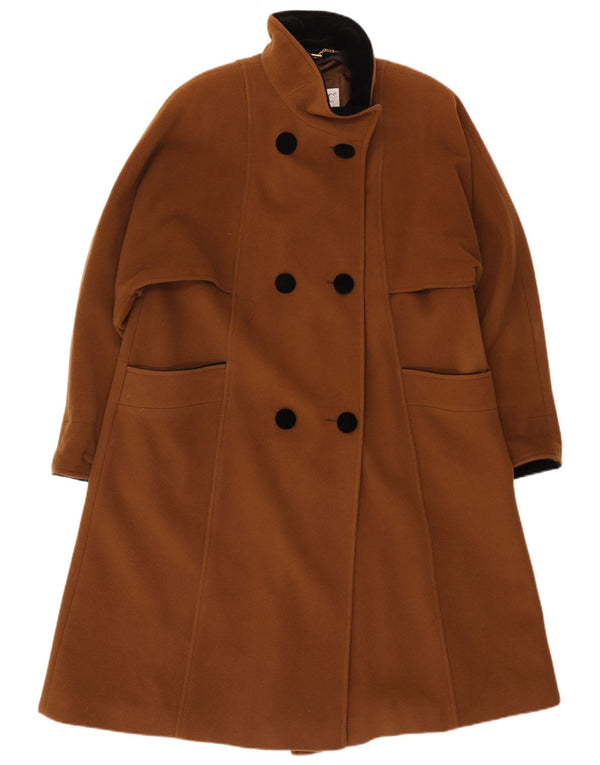 Manteau croisé femme CLASSIC UK 18 XL coton marron